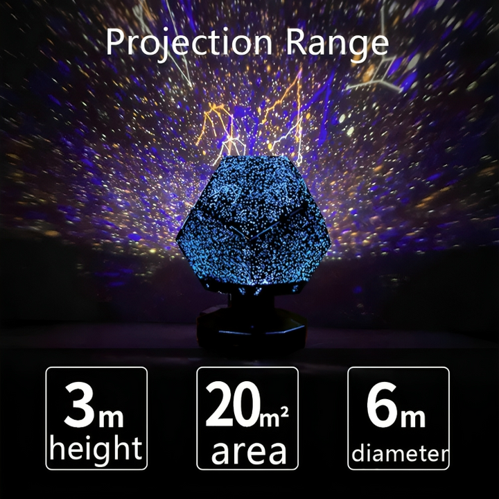 LED Sternenhimmel Projektor | Bluetooth Musiksteuerung | 3 Farben &amp; Fernbedienung