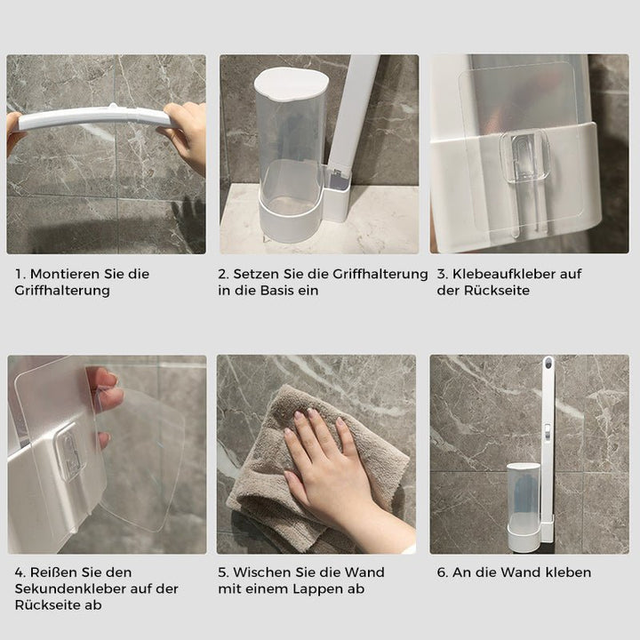 Antibacterial Disposable Toilet Brush | Hygienic Cleaning &amp; Fresh Scent | Easy Use for a Clean Bathroom
