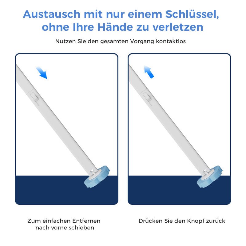 Antibacterial Disposable Toilet Brush | Hygienic Cleaning &amp; Fresh Scent | Easy Use for a Clean Bathroom