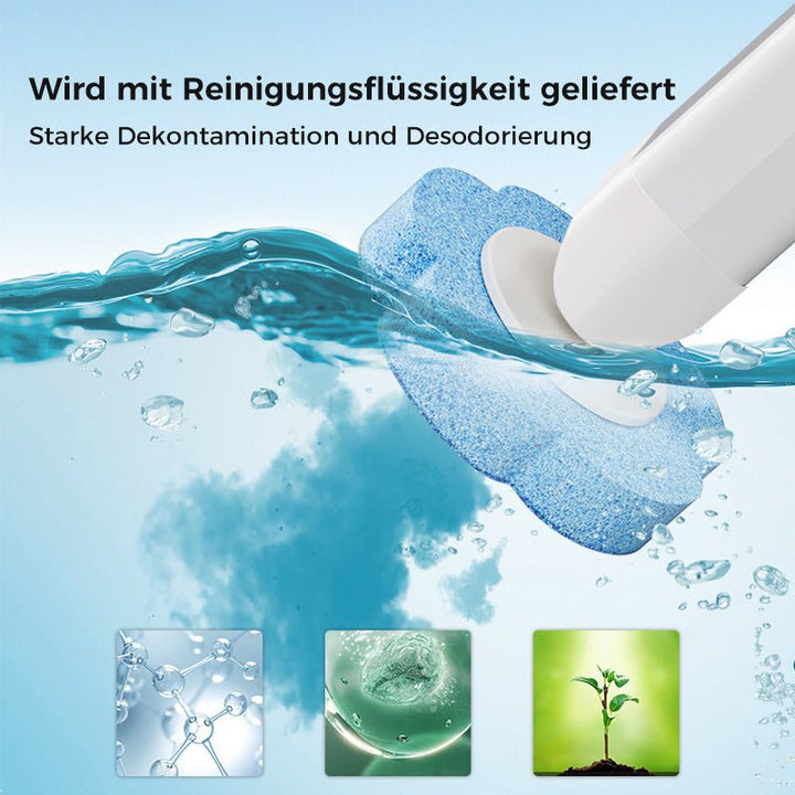 Antibacterial Disposable Toilet Brush | Hygienic Cleaning &amp; Fresh Scent | Easy Use for a Clean Bathroom