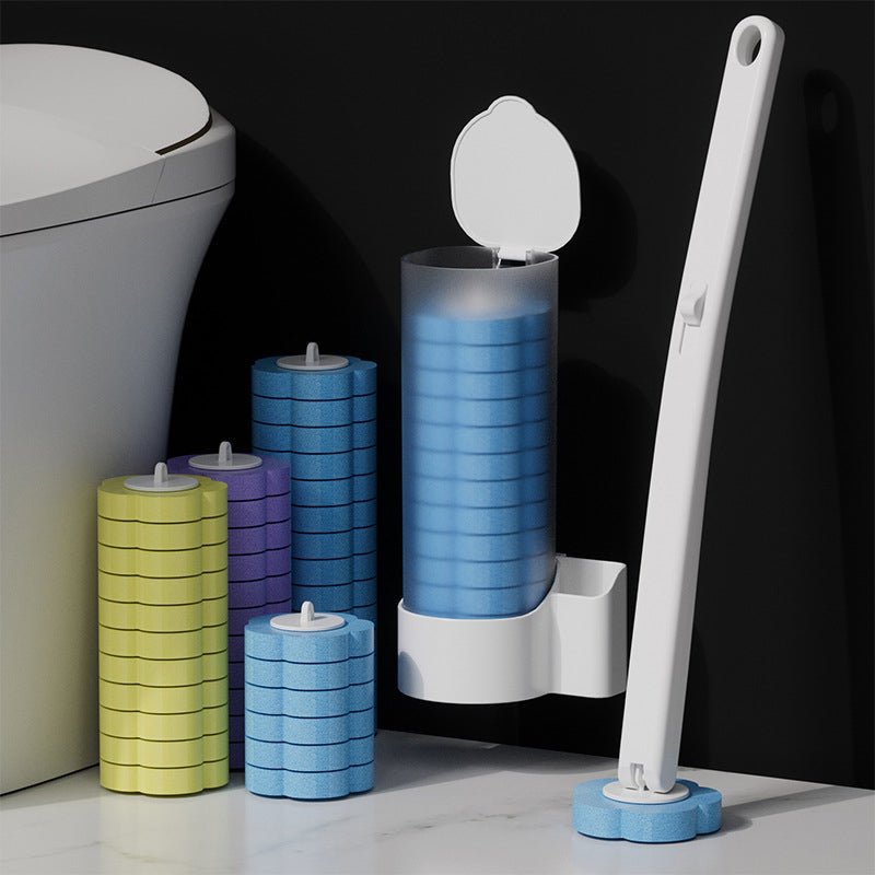 Antibacterial Disposable Toilet Brush | Hygienic Cleaning &amp; Fresh Scent | Easy Use for a Clean Bathroom