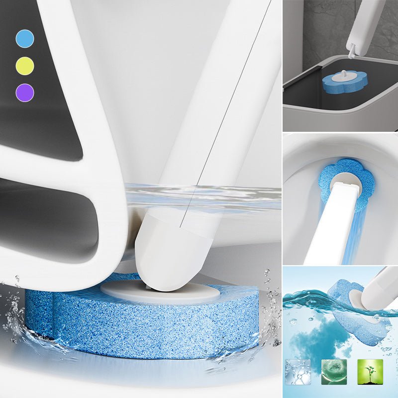Antibacterial Disposable Toilet Brush | Hygienic Cleaning &amp; Fresh Scent | Easy Use for a Clean Bathroom