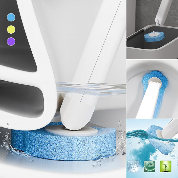 Antibacterial Disposable Toilet Brush | Hygienic Cleaning &amp; Fresh Scent | Easy Use for a Clean Bathroom