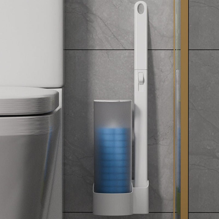 Antibacterial Disposable Toilet Brush | Hygienic Cleaning &amp; Fresh Scent | Easy Use for a Clean Bathroom