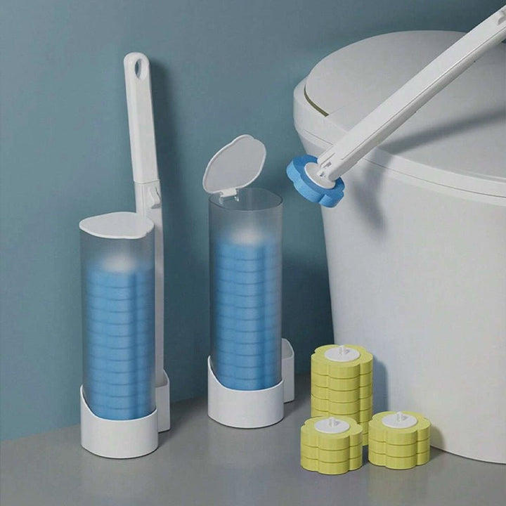 Antibacterial Disposable Toilet Brush | Hygienic Cleaning &amp; Fresh Scent | Easy Use for a Clean Bathroom