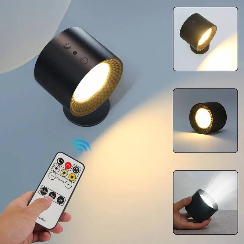 GlühendesWunder™ Kabellose 360° LED-Lampe | Ambient Light &amp; Touch-Steuerung | Wiederaufladbar &amp; Modernes Design