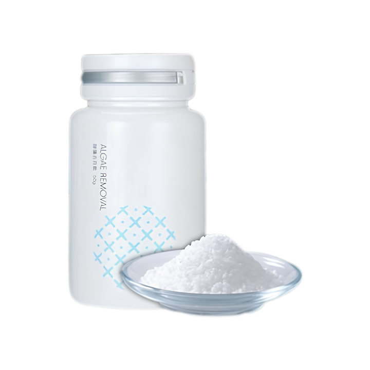 Pond Algae Treatment 50 g | Clears green water &amp; binds suspended solids | Suitable for pond fish &amp; plants, dosage 1–2 g/100 L