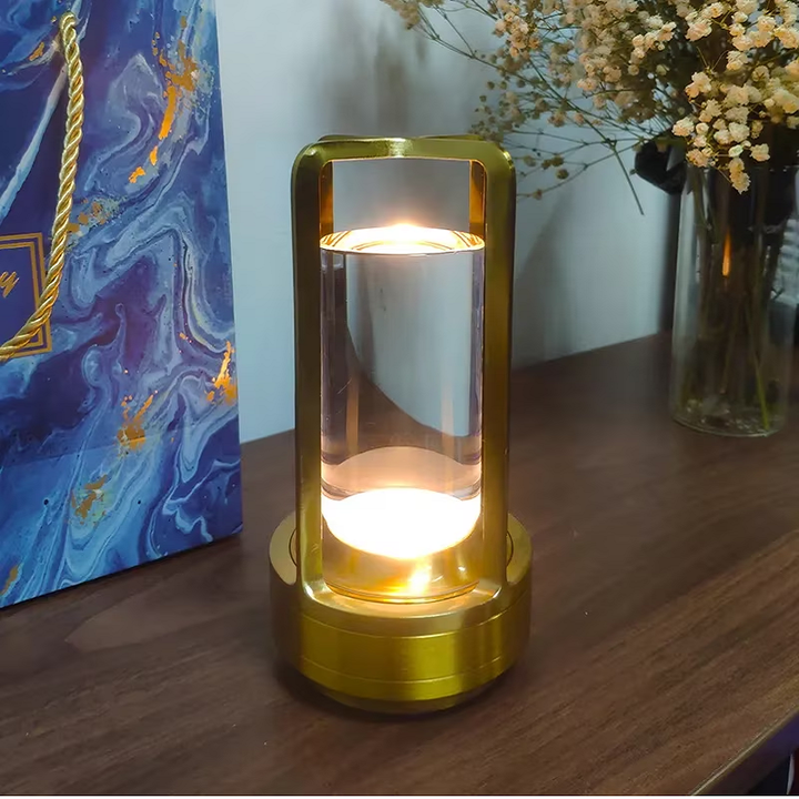Wireless LED Table Lamp with Warm Light | 3 Dimming Modes, 1900–2400K | USB-C Rechargeable, 9×17.5 cm