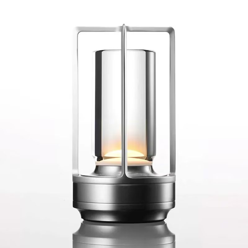 Wireless LED Table Lamp with Warm Light | 3 Dimming Modes, 1900–2400K | USB-C Rechargeable, 9×17.5 cm