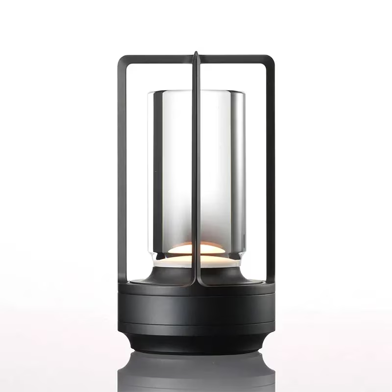 Wireless LED Table Lamp with Warm Light | 3 Dimming Modes, 1900–2400K | USB-C Rechargeable, 9×17.5 cm
