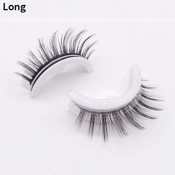 GlamLashFix™ Selbstklebende Wimpern | Wiederverwendbar &amp; Hautfreundlich | Natürliches Volumen in Sekunden