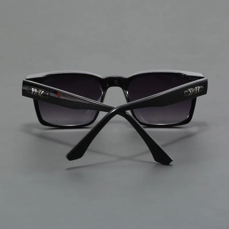 Occhiali da sole retrò con montatura squadrata | Protezione UV per uso quotidiano e vacanze | Leggeri, comodi e unisex | Look vintage senza tempo