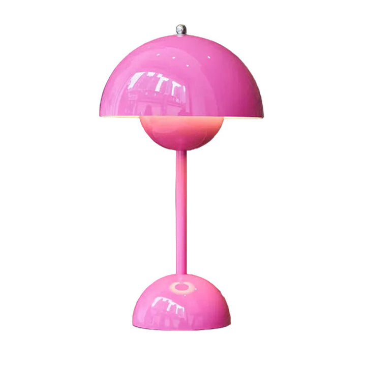 Wireless retro table lamp with battery | Warm white LED, 3-level dimmable | Touch control, USB charging, up to 10 hrs, 25×13 cm