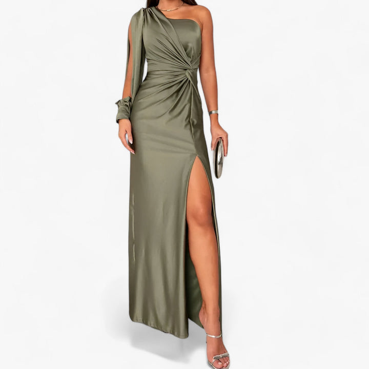 Kimora - Long Satin Dress - Elegant and Comfortable