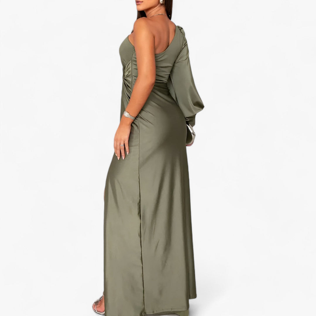 Kimora - Long Satin Dress - Elegant and Comfortable