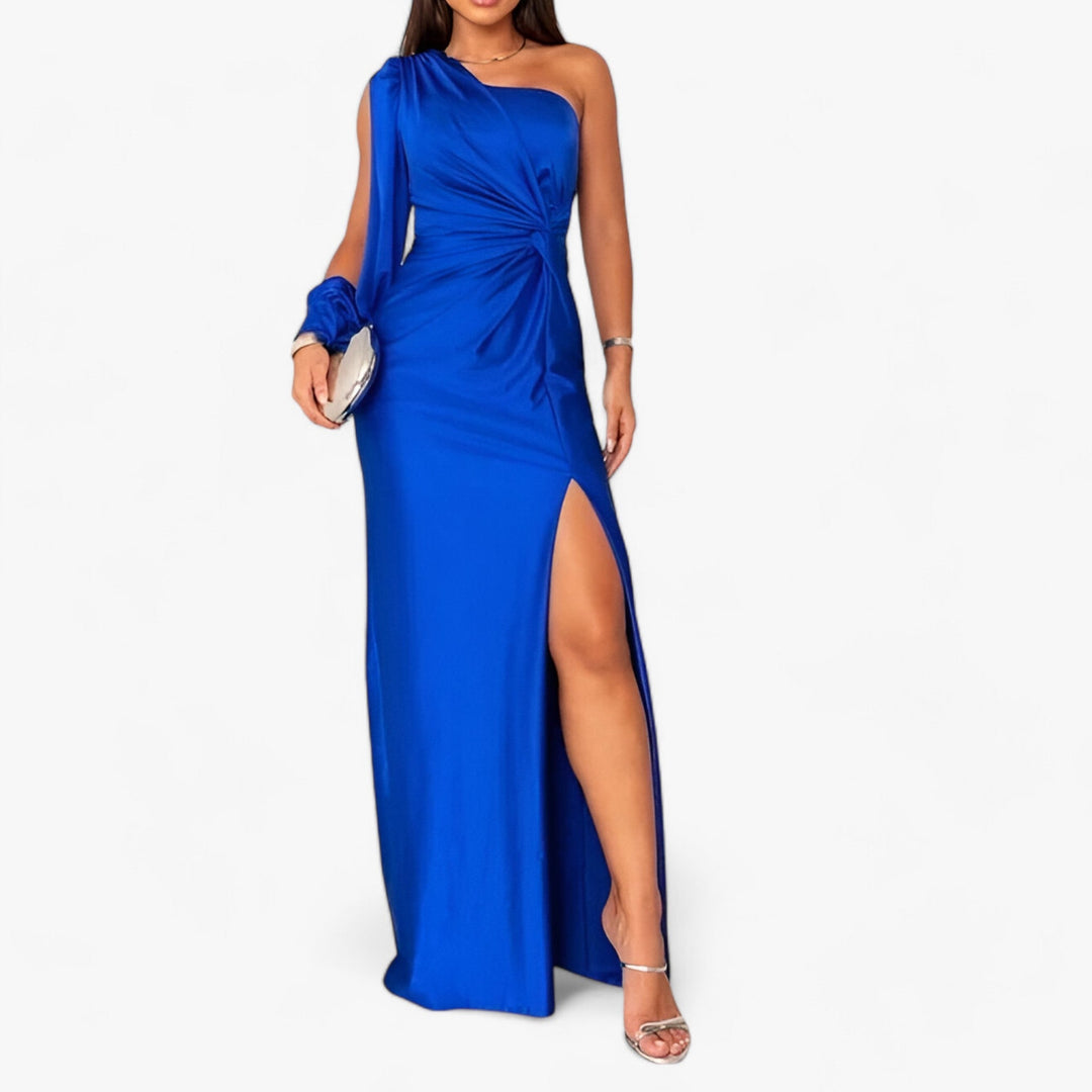 Kimora - Long Satin Dress - Elegant and Comfortable