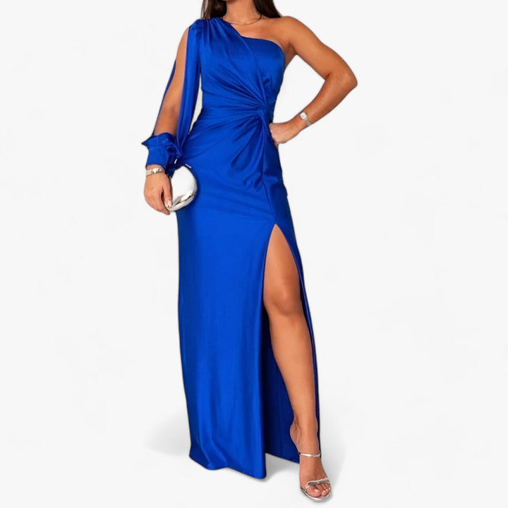 Kimora - Long Satin Dress - Elegant and Comfortable