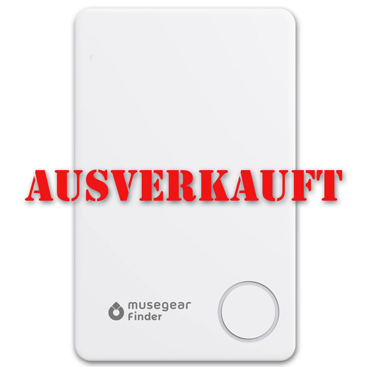 Bluetooth Schlüsselfinder mit App | musegear finder mit akustischem Signal, Standortanzeige und Handyortung | Ohne Abonnement