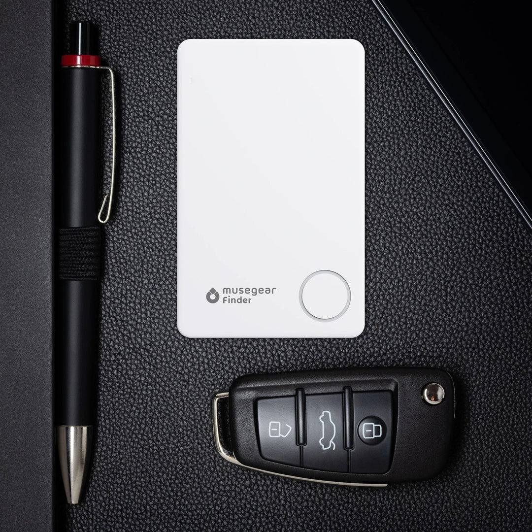 Bluetooth Schlüsselfinder mit App | musegear finder mit akustischem Signal, Standortanzeige und Handyortung | Ohne Abonnement