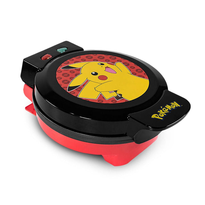 Pikachu Waffeleisen | Pokémon Waffelautomat mit Antihaftbeschichtung und Pikachu-Motiv | 850 Watt | Offiziell lizenziert