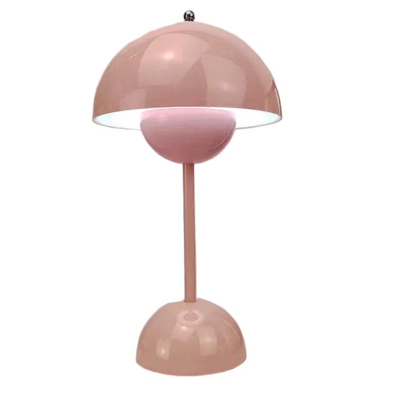 Wireless retro table lamp with battery | Warm white LED, 3-level dimmable | Touch control, USB charging, up to 10 hrs, 25×13 cm