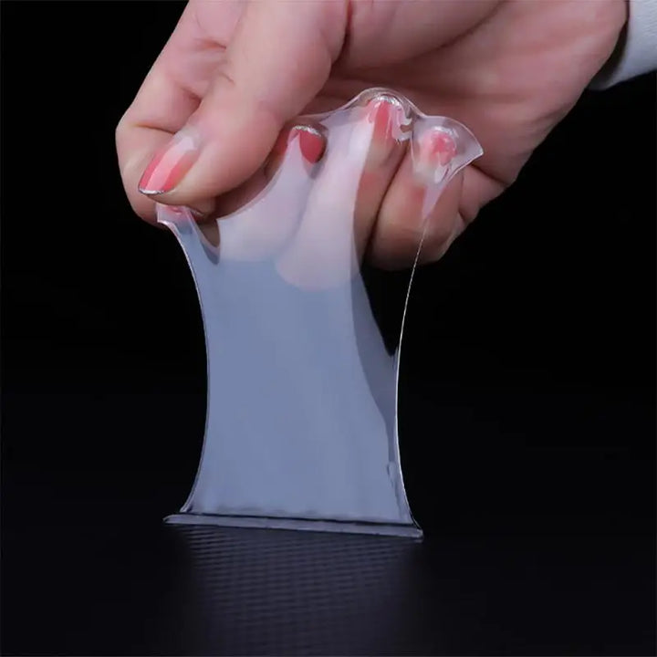 Double-sided magic adhesive tape transparent | super strong adhesion &amp; reusable | 3 cm × 3 m, residue-free, indoor &amp; outdoor