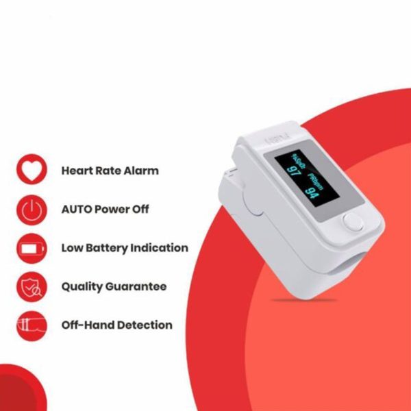 Pulsoximeter | Sauerstoffsättigung und Herzfrequenz nicht-invasiv messen mit OLED-Display