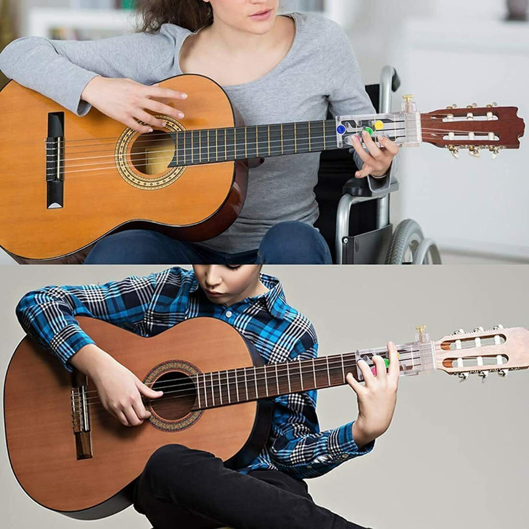 Gitarren-Lernhilfe StringLeitfaden™ | Tragbar &amp; kompakt | Akkorde schneller lernen, ideal für Anfänger &amp; unterwegs