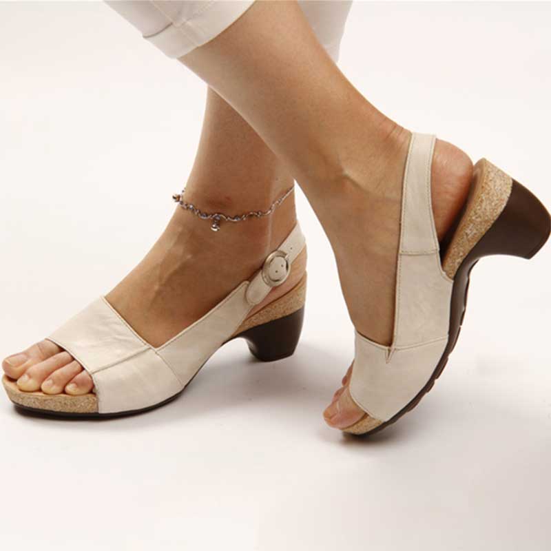 Orthopädische Damen-Sandalen mit Absatz | Ergonomisch &amp; stilvoll | Shalin™