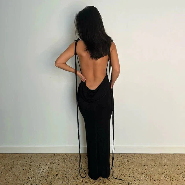 Damen Sommerkleid | Ärmelloses Design | Leichter Stoff mit fließender Silhouette