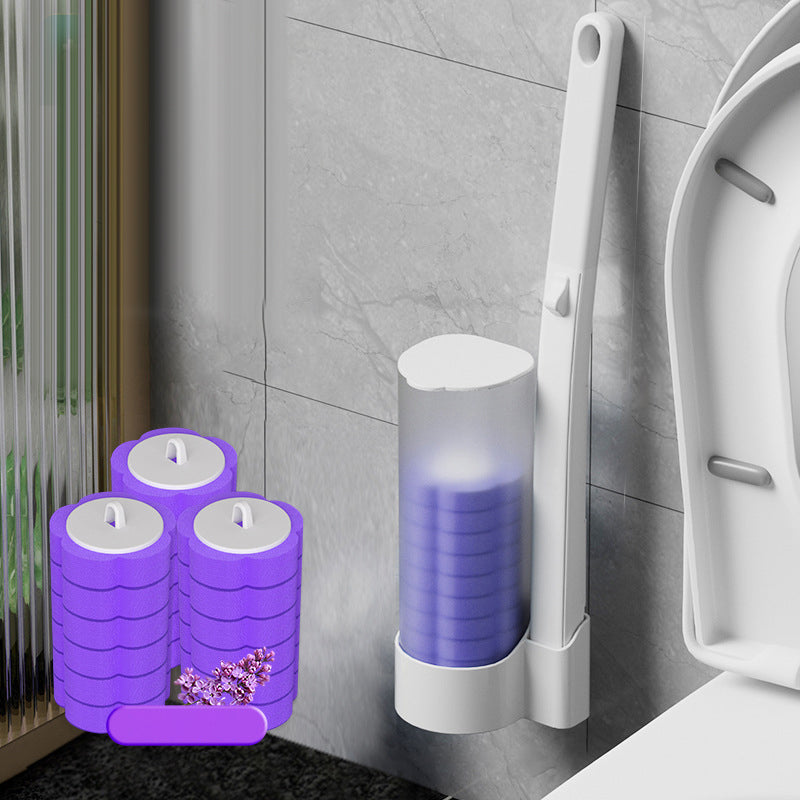 Antibacterial Disposable Toilet Brush | Hygienic Cleaning &amp; Fresh Scent | Easy Use for a Clean Bathroom