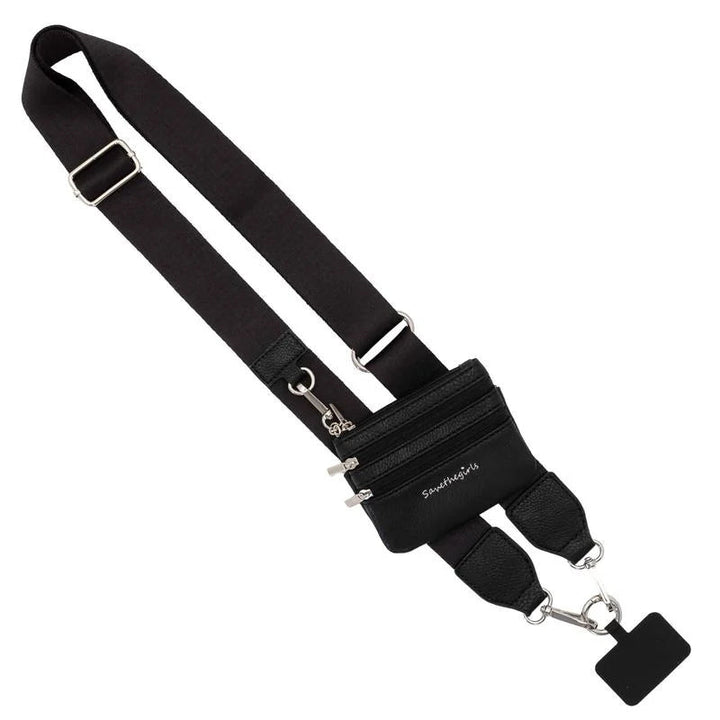 SecureKeyBand™ Phone Strap with Zipper Pocket