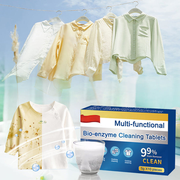 BioClean™ Multifunctional Bio-Enzyme Cleaning Tablets (Buy 3 Get 5 Free)