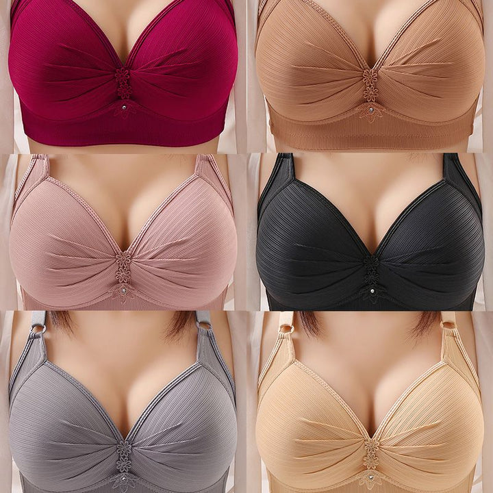 Seamless Bra without Underwire | Breathable &amp; Stretchy for Everyday Comfort | Adjustable Back Closure | Buy 1 Get 1 Free