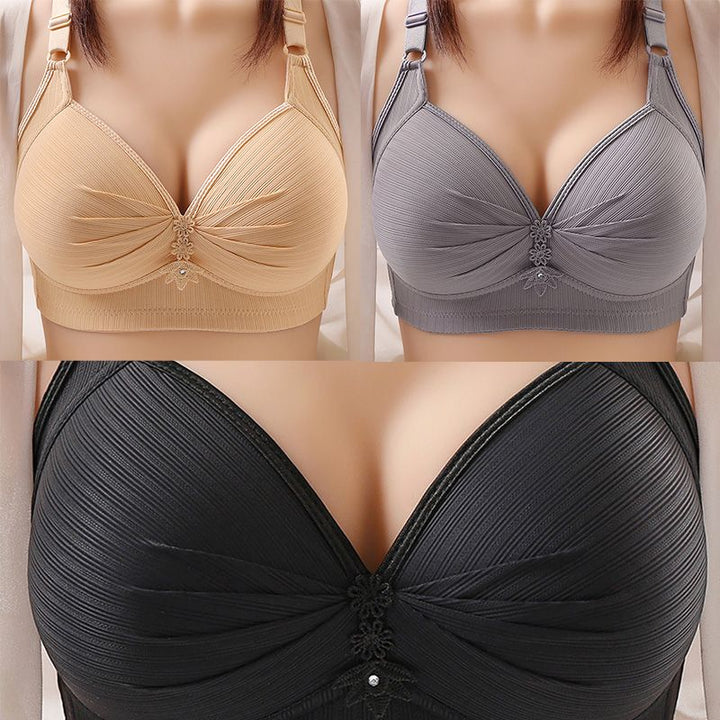 Seamless Bra without Underwire | Breathable &amp; Stretchy for Everyday Comfort | Adjustable Back Closure | Buy 1 Get 1 Free