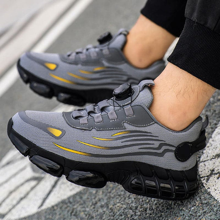 Unisex safety shoes with non-slip studs | Anti-puncture &amp; shock-absorbing | Wide toe box, lightweight &amp; sporty