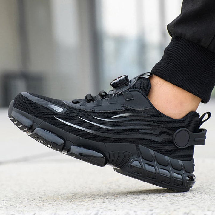 Unisex safety shoes with non-slip studs | Anti-puncture &amp; shock-absorbing | Wide toe box, lightweight &amp; sporty