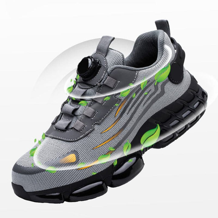 Unisex safety shoes with non-slip studs | Anti-puncture &amp; shock-absorbing | Wide toe box, lightweight &amp; sporty