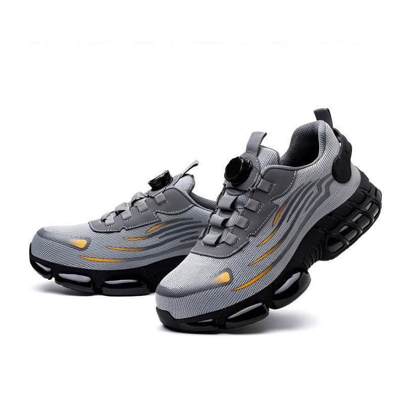 Unisex safety shoes with non-slip studs | Anti-puncture &amp; shock-absorbing | Wide toe box, lightweight &amp; sporty