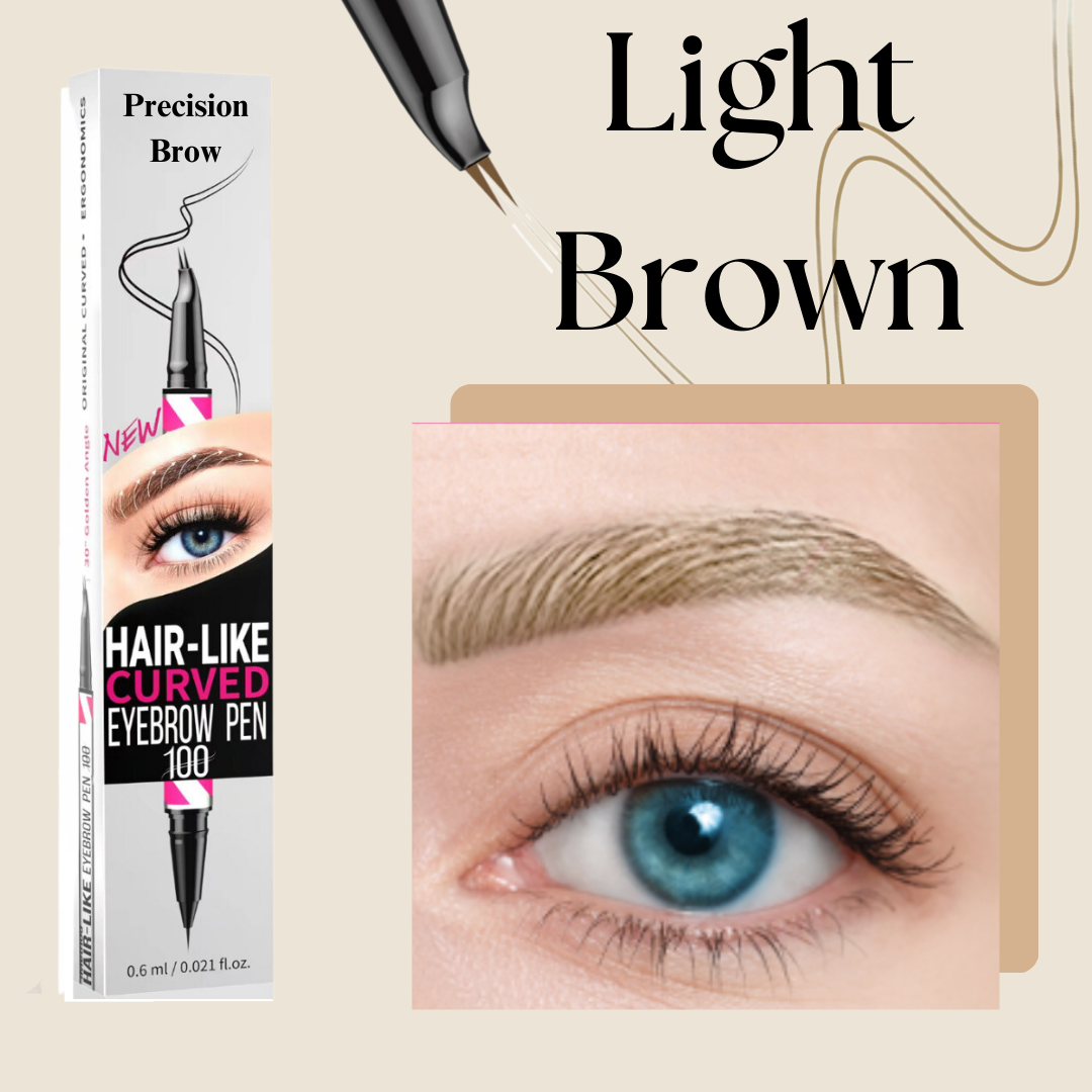 Eyebrow Pencil 2-in-1 in Dark Brown | Microblading Effect with Dual Tip | Waterproof, Smudge-proof, Up to 24h Hold