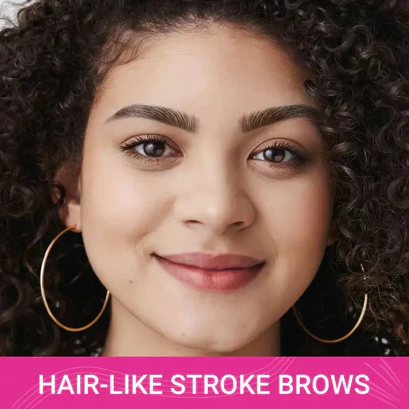 Eyebrow Pencil 2-in-1 in Dark Brown | Microblading Effect with Dual Tip | Waterproof, Smudge-proof, Up to 24h Hold