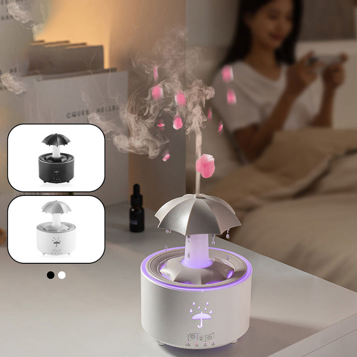 Aroma Diffuser | Ultraschall-Luftbefeuchter mit 300-ml-Wassertank, LED-Beleuchtung und automatischer Abschaltung