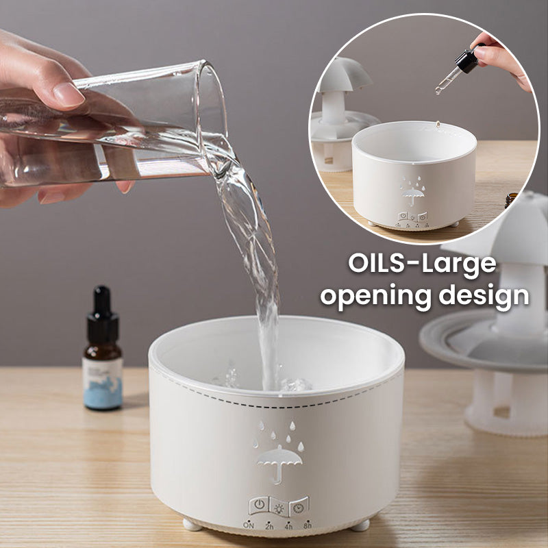 Aroma Diffuser | Ultraschall-Luftbefeuchter mit 300-ml-Wassertank, LED-Beleuchtung und automatischer Abschaltung