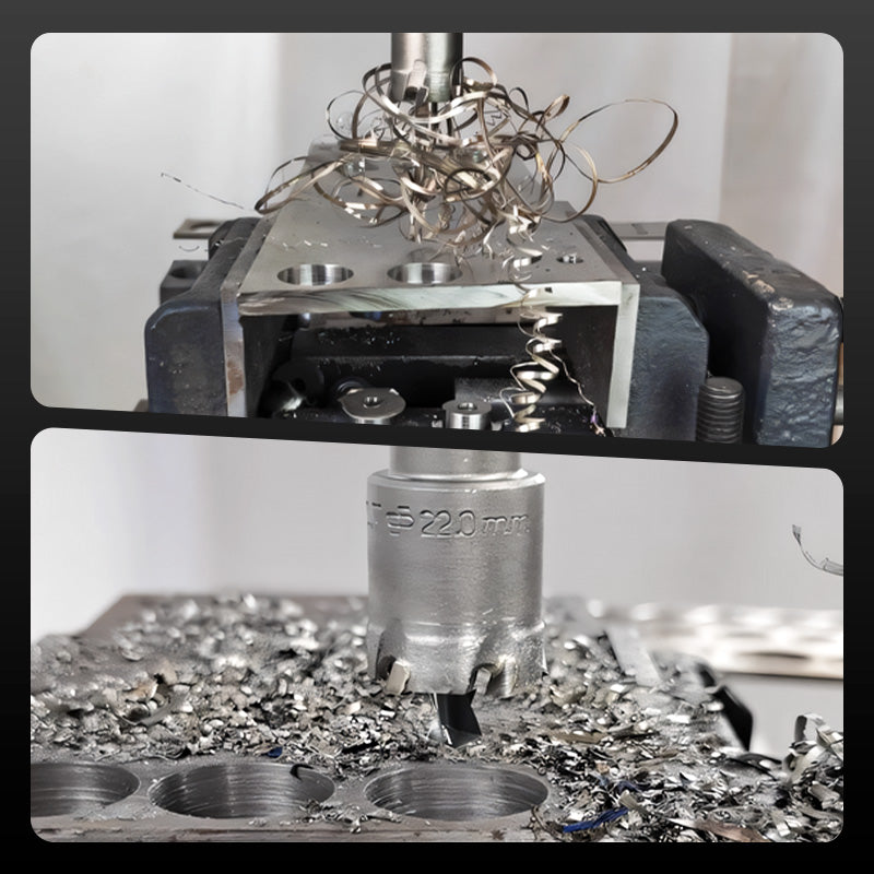 Trapano metallico per fori puliti | Taglio affilato per acciaio, alluminio e lamiera | Fori precisi per officina e montaggio