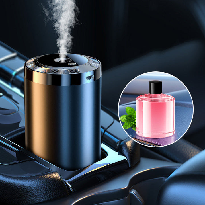 Auto Aroma Diffuser | Intelligenter Autoduftspender mit Sprühstufen, Lichtmodus und automatischer Aktivierung