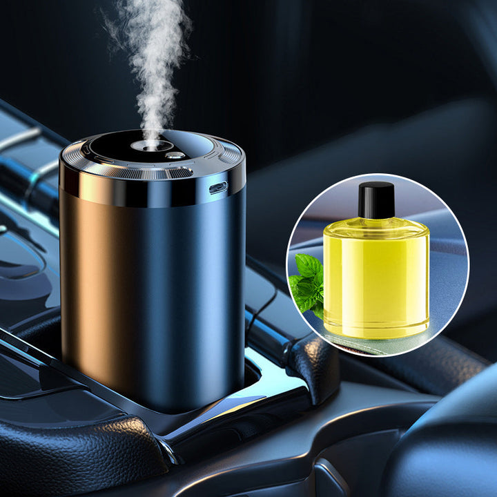 Auto Aroma Diffuser | Intelligenter Autoduftspender mit Sprühstufen, Lichtmodus und automatischer Aktivierung