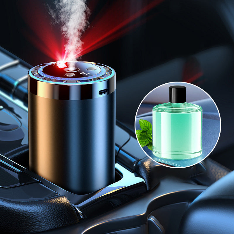 Auto Aroma Diffuser | Intelligenter Autoduftspender mit Sprühstufen, Lichtmodus und automatischer Aktivierung
