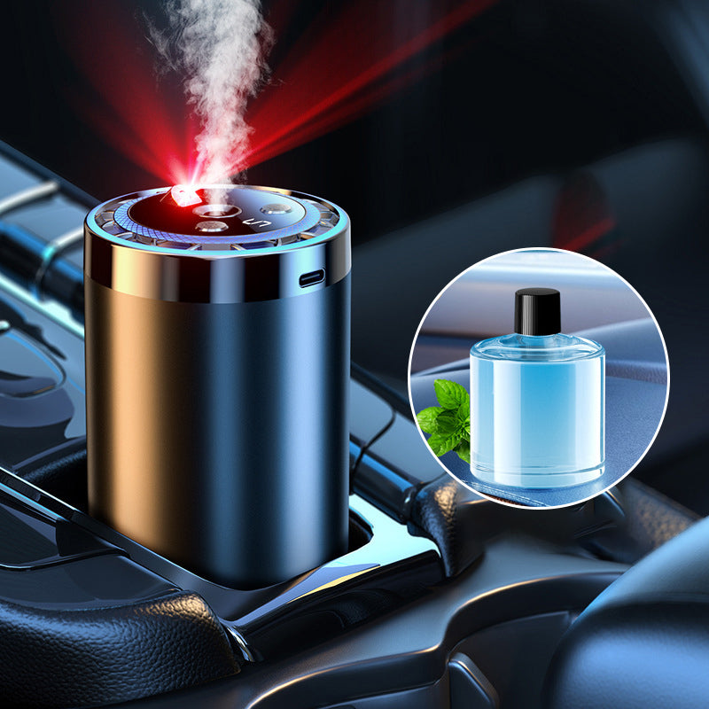 Auto Aroma Diffuser | Intelligenter Autoduftspender mit Sprühstufen, Lichtmodus und automatischer Aktivierung