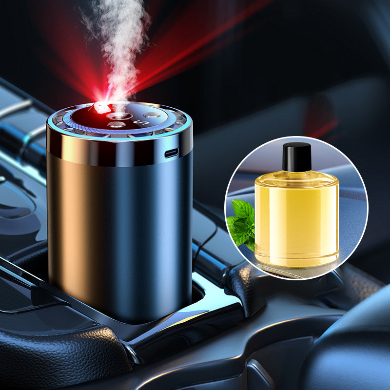 Auto Aroma Diffuser | Intelligenter Autoduftspender mit Sprühstufen, Lichtmodus und automatischer Aktivierung