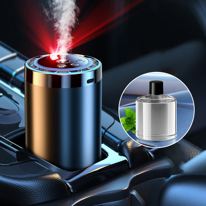 Auto Aroma Diffuser | Intelligenter Autoduftspender mit Sprühstufen, Lichtmodus und automatischer Aktivierung
